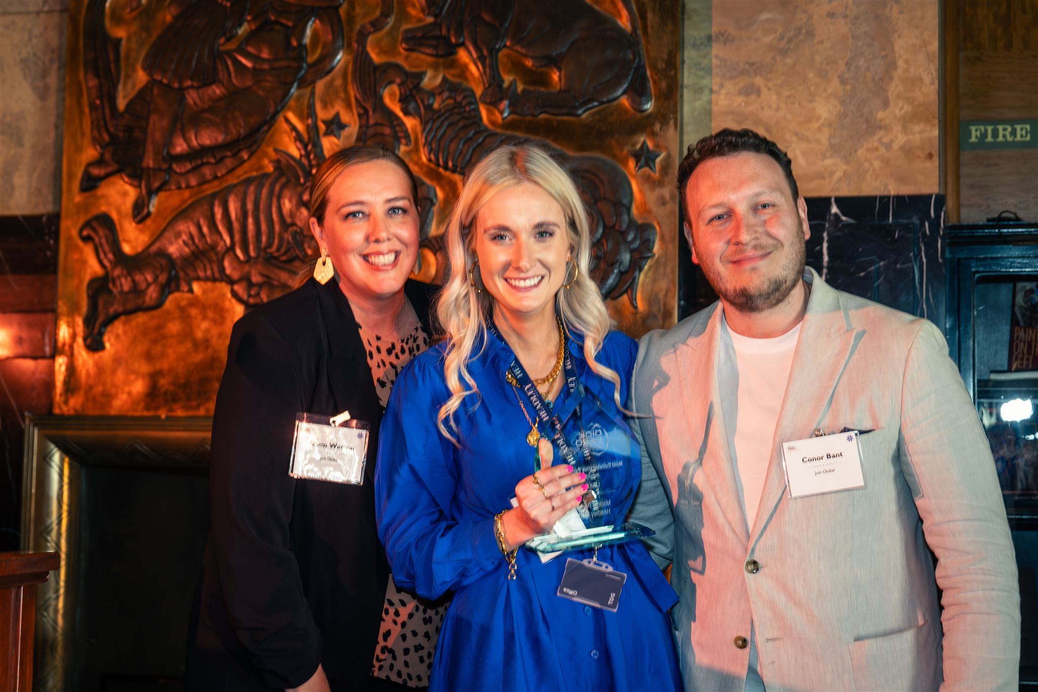 Headley Media's Account Director Maddie Penfold winning industry award