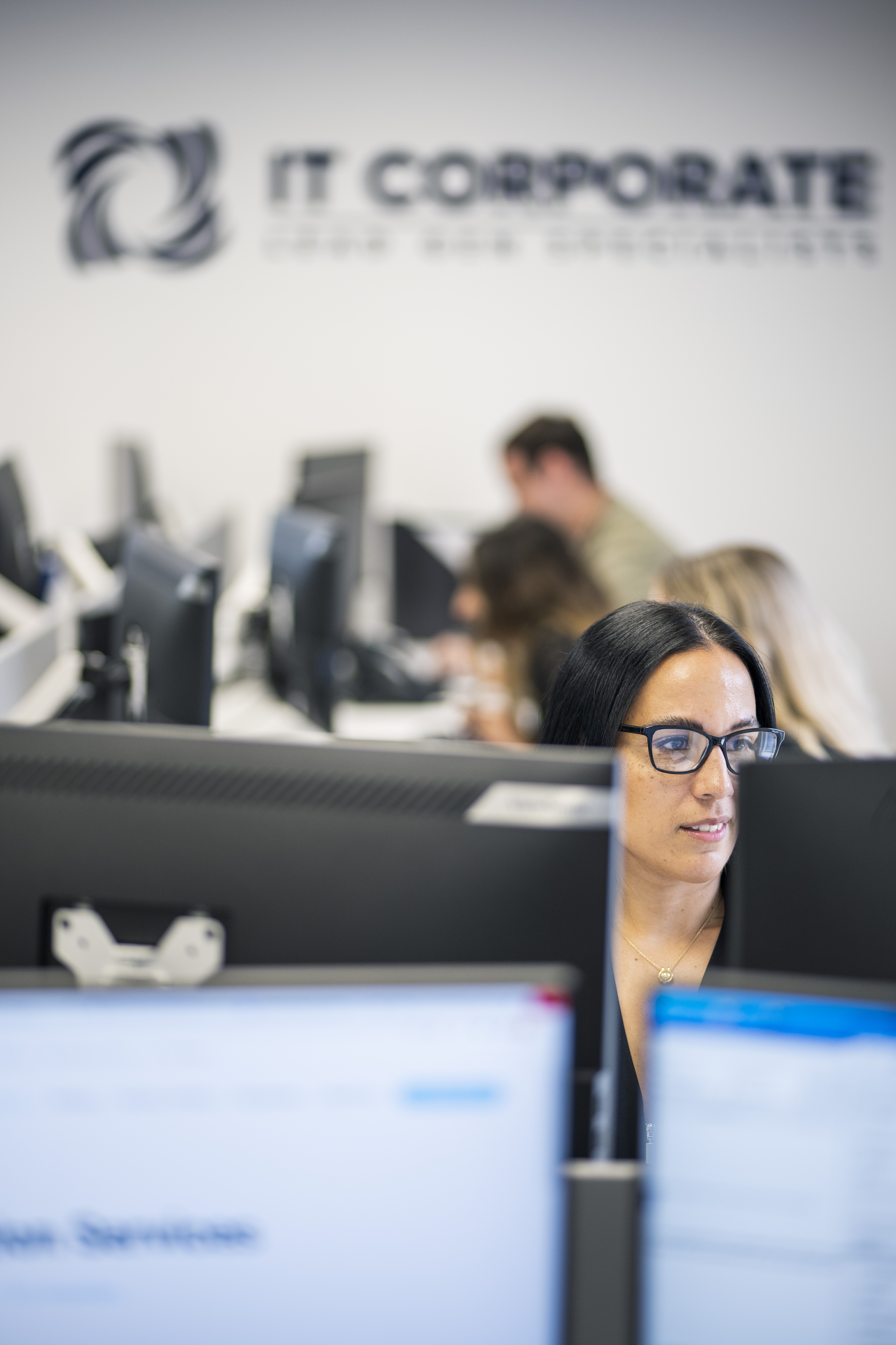 Headley Media colleague working at desk
