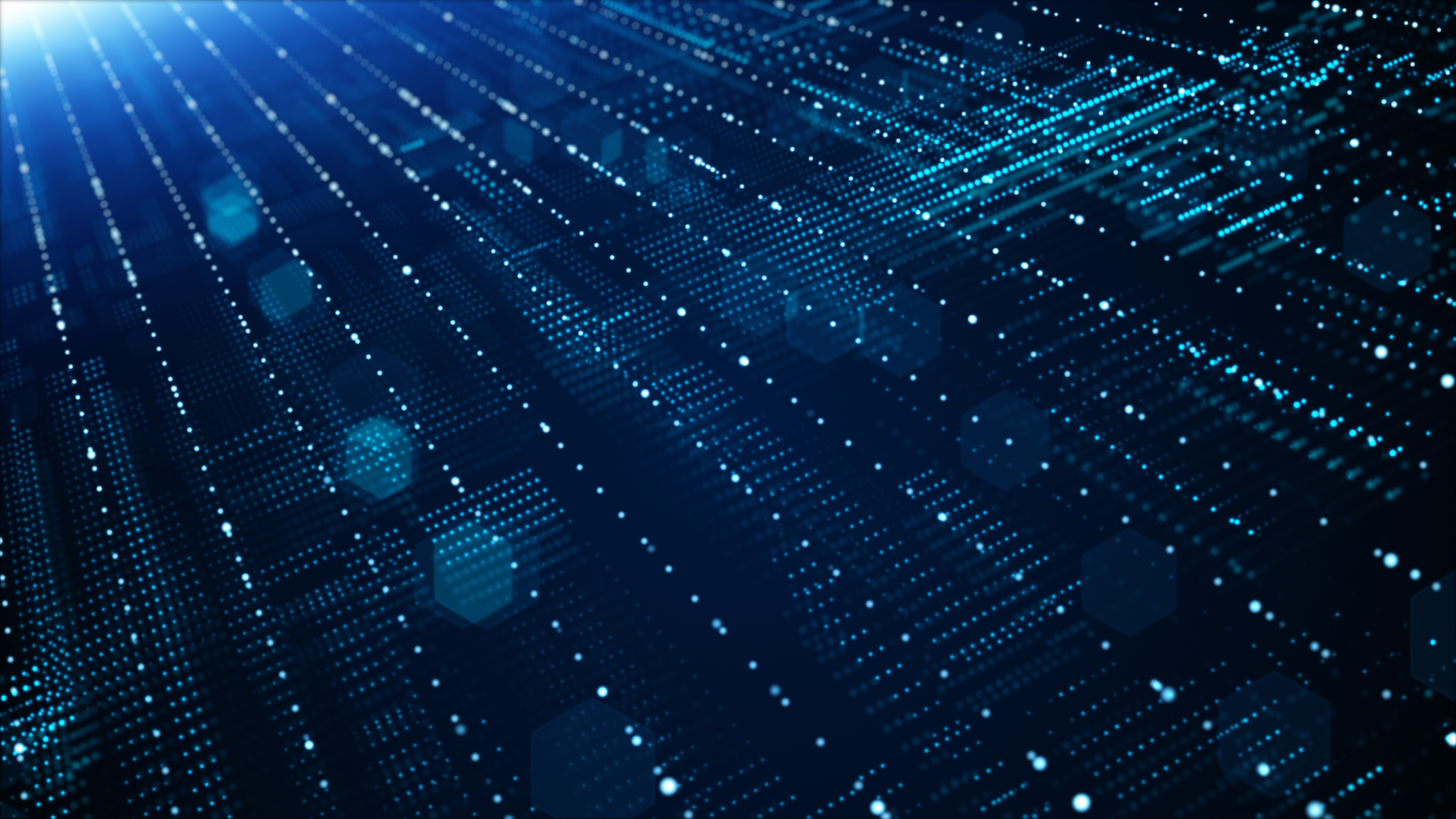 Image representing data passing through a system
